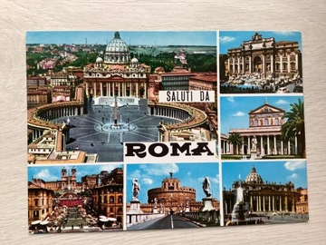 Rzym Roma pocztówka Włochy
