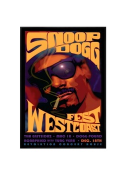 Plakat A4 21x30 Snoop Dogg Y2K do pokoju
