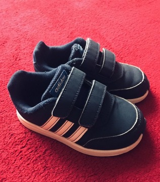 Buty Adidas, granatowe, chłopięce, r. 25