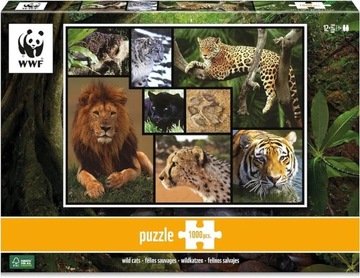 WWF Puzzle dzikie koty