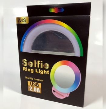 Lampa pierścieniowa Ring Led RGB do selfie!