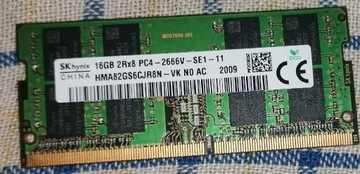 Pamięć 16GB DDR4 2666 MHz