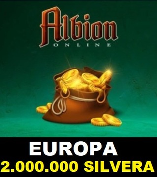 ALBION ONLINE 2KK SILVER 2MLN SREBRO 24/7 EUROPA