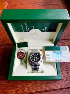 ROLEX DAYTONA STEEL BLACK DIAL REF. 116520