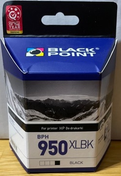 Tusz Blackpoint 950XL czarny do HP 75ml