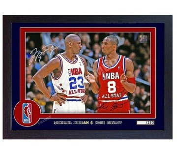 NBA ALL STAR Jordan & Kobe BULLS LAKERS Ramka