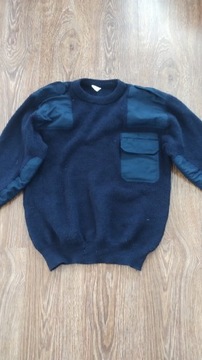 Granatowy sweter bundeshwera gr.52 bw