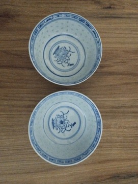 Miseczki do zupy chińska porcelana Jingdezhen PRL