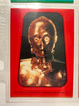 Topps Return of The Jedi Series 1 1983 1x sticker