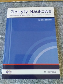 Zeszyty naukowe małopolskiej nr 1 (15) 2010