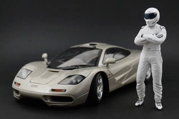 The STIG (2) biały Figurka 1:18 AUTOart Porsche