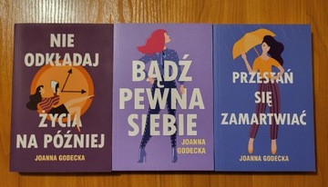 PAKIET 3 NOWYCH KSIĄŻEK JOANNA GODECKA