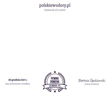 Domena internetowa polskiewodory.pl wodór