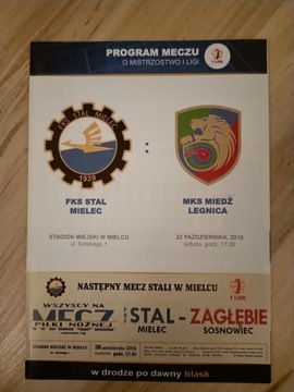 Program Stal Mielec - Miedź Legnica 2016/17