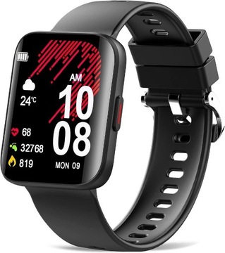 Smartwatch męski i damski, zakrzywiony ekran 1,69"