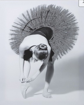 Obraz na płótnie baletnica glamour 80/60cm