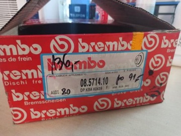 Tarcze hamulcowe Brembo Audi 80 PRZÓD NOWE 