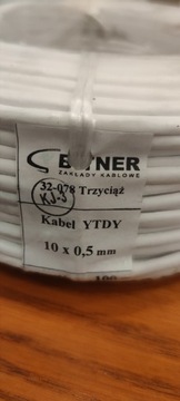 Kabel przewód YTDY 10 x 0,5mm BITNER 100m 