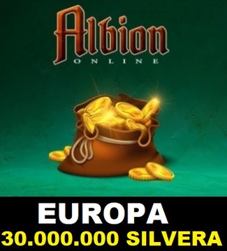 ALBION ONLINE 30KK SILVER 30MLN SREBRO 24/7 EUROPA
