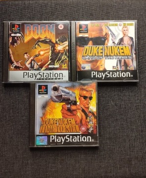 Duke Nukem Land of the babes Time to Kill Doom PSX PlayStation 
