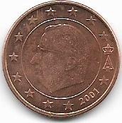 BELGIA 5 CENT 2001 ROK !!!