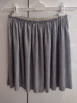 Zara Okaidi Tape a loeil 152 spódnica srebro ideal