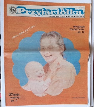 TYGODNIK PRZYJACIÓŁKA  MAJ /1990