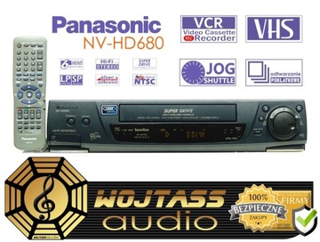 Magnetowid 6-głowic PANASONIC NV-HD680 Poklatk.VHS