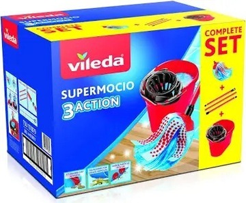 Wiadro i mop paskowy vileda SuperMocio 3 Action