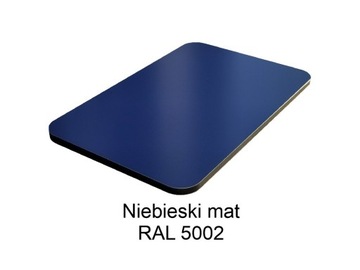 płyta kompozytowa dibond 3mm Niebieski mat RAL50