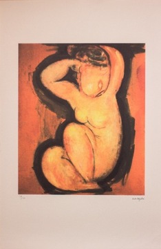 AMEDEO MODIGLIANI Akt Kobiecy '34/50'