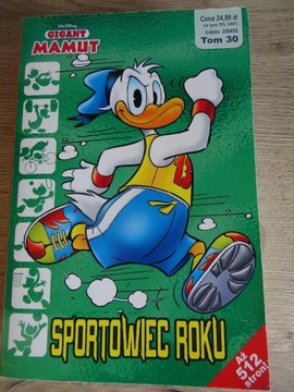 KOMIKS__MAMUT__ DONALD__ Sportowiec  roku __ 30