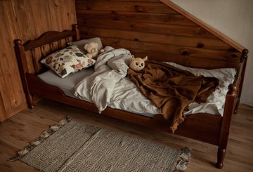 Łóżko drewniane Linda 80x180