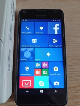 Jak nowy Czarny Smartfon Microsoft Lumia 550 8 GB 4G LTE