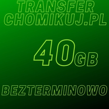40 GB Transferu na Chomikuj – Bez Limitu Czasu!