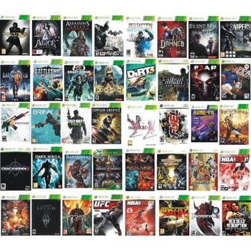 Zbiór gier do Xbox 360 rgh,ok 80 gier,dysk w cenie!