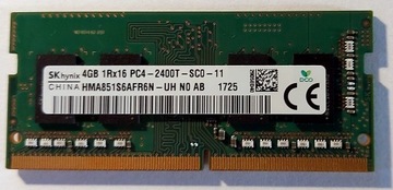 Pamięć do laptopa Hynix DDR4, 4GB