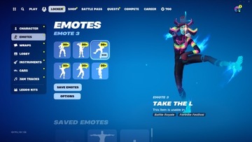 KONTO FORTNITE 151 SKINY | TAKE THE L | FA