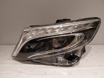 Lampa przód mercedes w447 lift full led