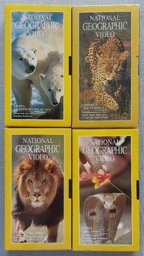 National Geographic Video 4 kasety VHS