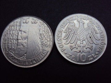 monety 10zł Kazimierz Wielki -napis wklęsły