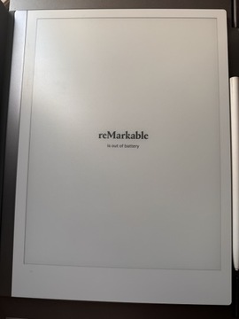 reMarkable2 ebook PDF notatki rysik maile