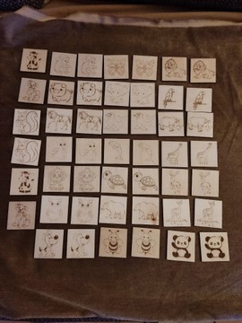 Gra memory Zwierzęta  48 kart (24 pary)