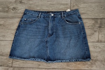 Sinsay niebieska jeansowa spódnica XL