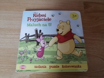 Kubuś Puchatek i przyjaciele zadania puzzle kolor