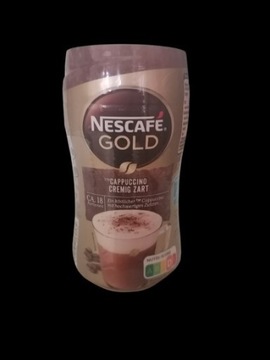 Niemieckie Cappuccino Cremig Żart Nescafe Gold