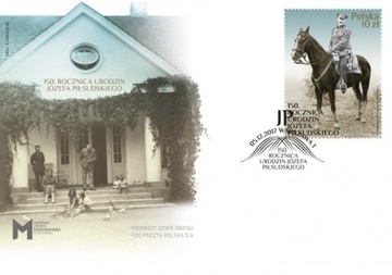 polska  2017 4817 FDC PILSUDSKI KON =46 zl