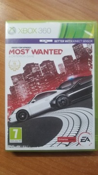 Xbox 360 Need For Speed Most Wanted wersja Kinect