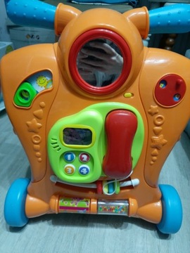 Smiki Baby Walker chodzik, pchacz interaktywny 2w1