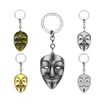 brelok Anonymous Mask Vendetta 6x4cm metalowy